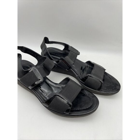 Donald J. Pliner Shoes - DONALD J‎ PLINER Size 8M Nona Black Leather Open Toe Platform Sandals